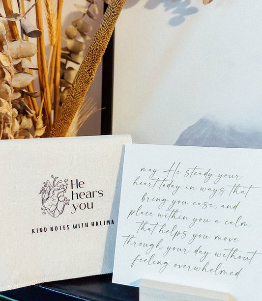 He Hears You | desk dua set